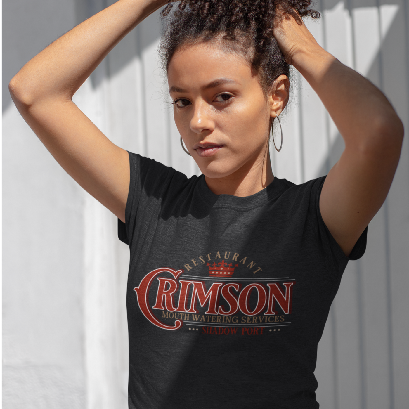 Runyx - Crimson Restaurant Unisex t-shirt - Novel Grounds