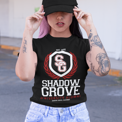 Tate James - Shadow Grove University Unisex T-Shirt - Novel Grounds
