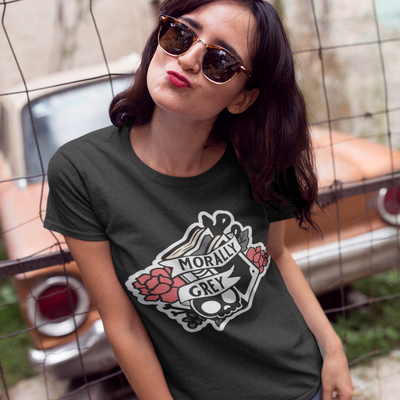 Morally Grey Unisex t-shirt - Novel Grounds